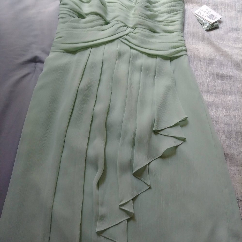 David's Bridal strapless dress